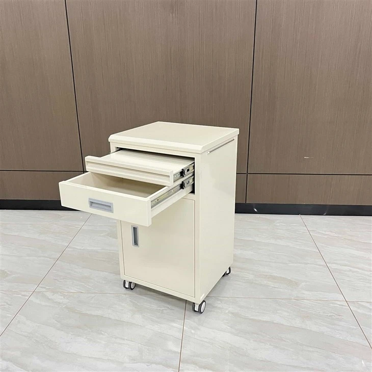 Luxury White Bedside Table